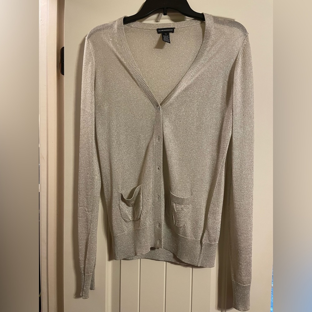 Club Monaco sparkly cardigan, size M
